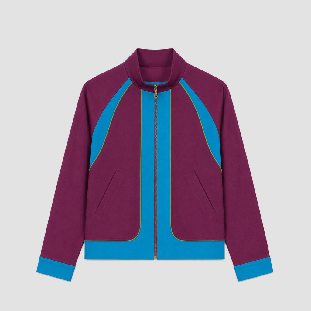 TRACK JACKET GRENAT