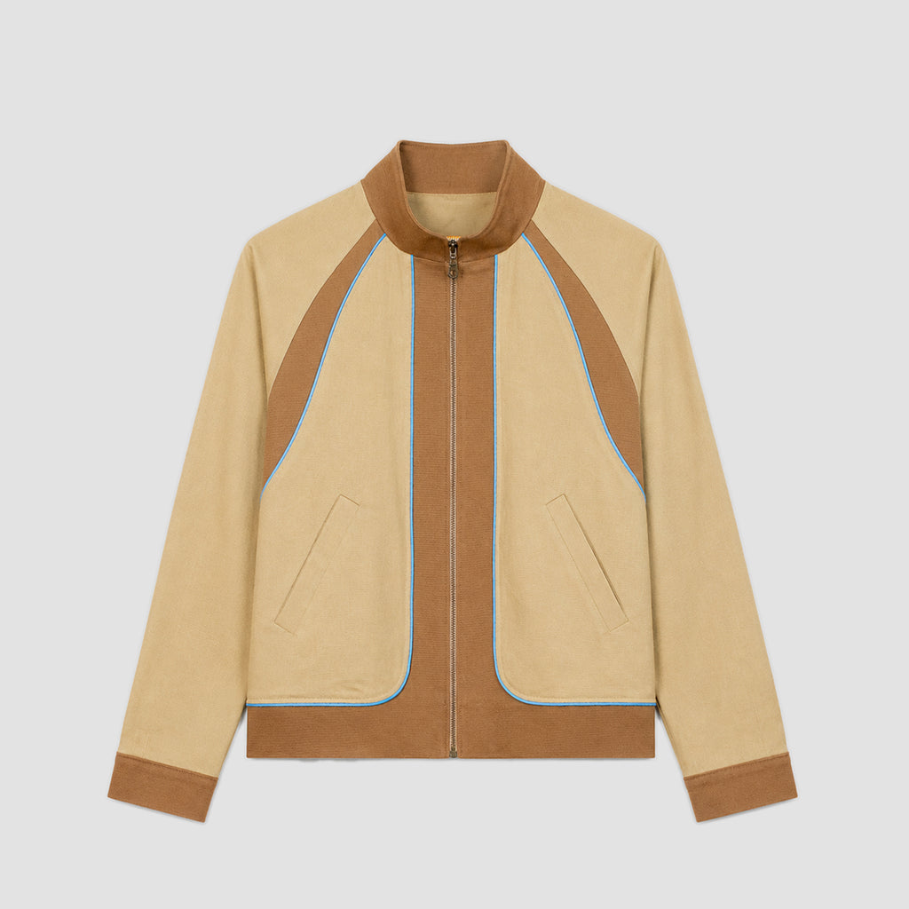 TRACK JACKET NOISETTE
