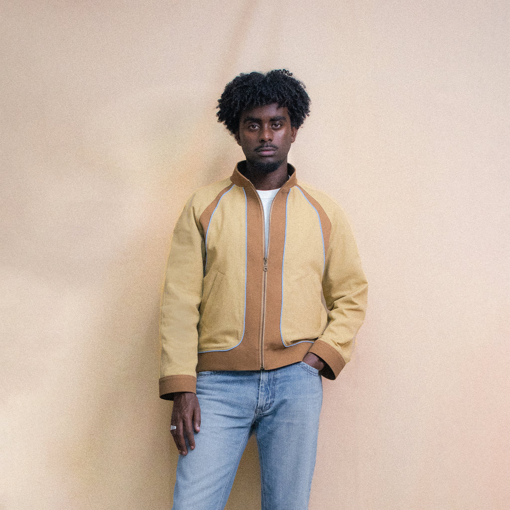 TRACK JACKET NOISETTE