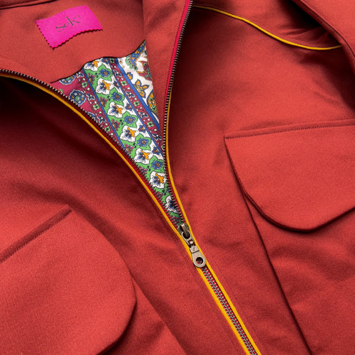 SUPER POCKET JACKET ORANGE BRULÉE