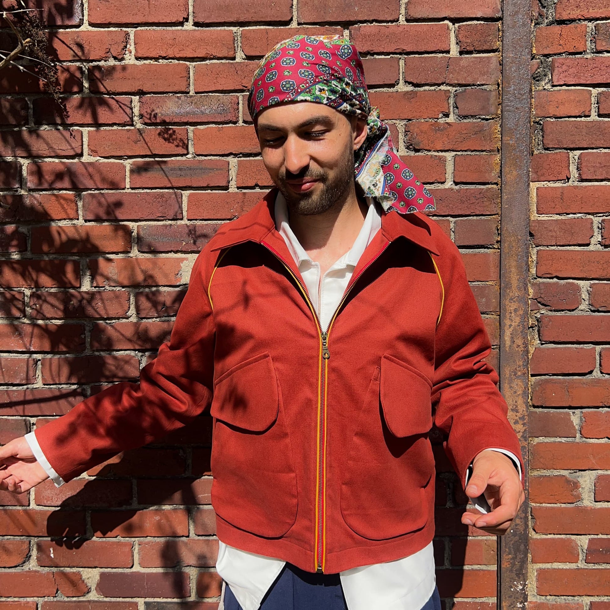 SUPER POCKET JACKET ORANGE BRULÉE