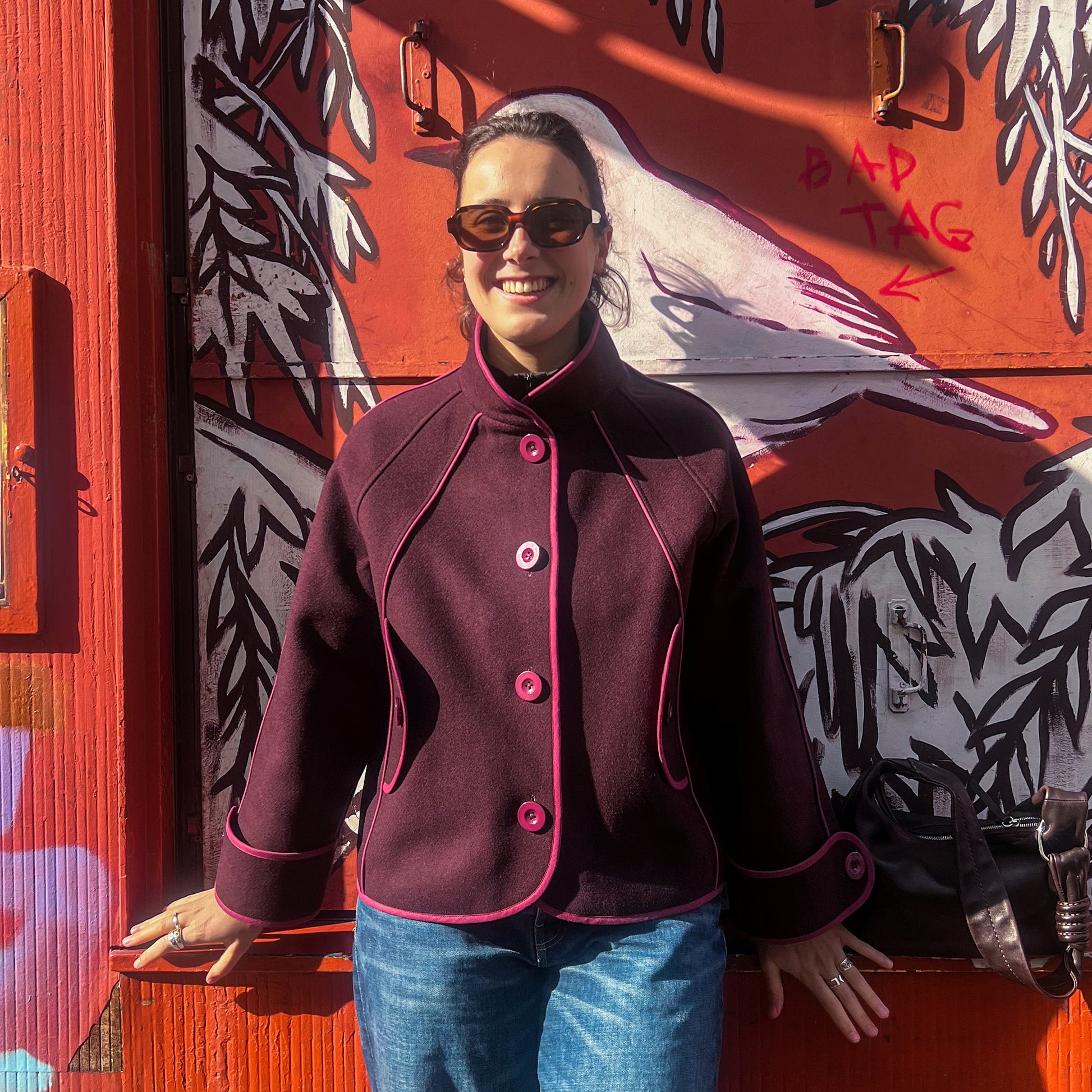 HOTEL LOBBY JACKET BORDEAUX