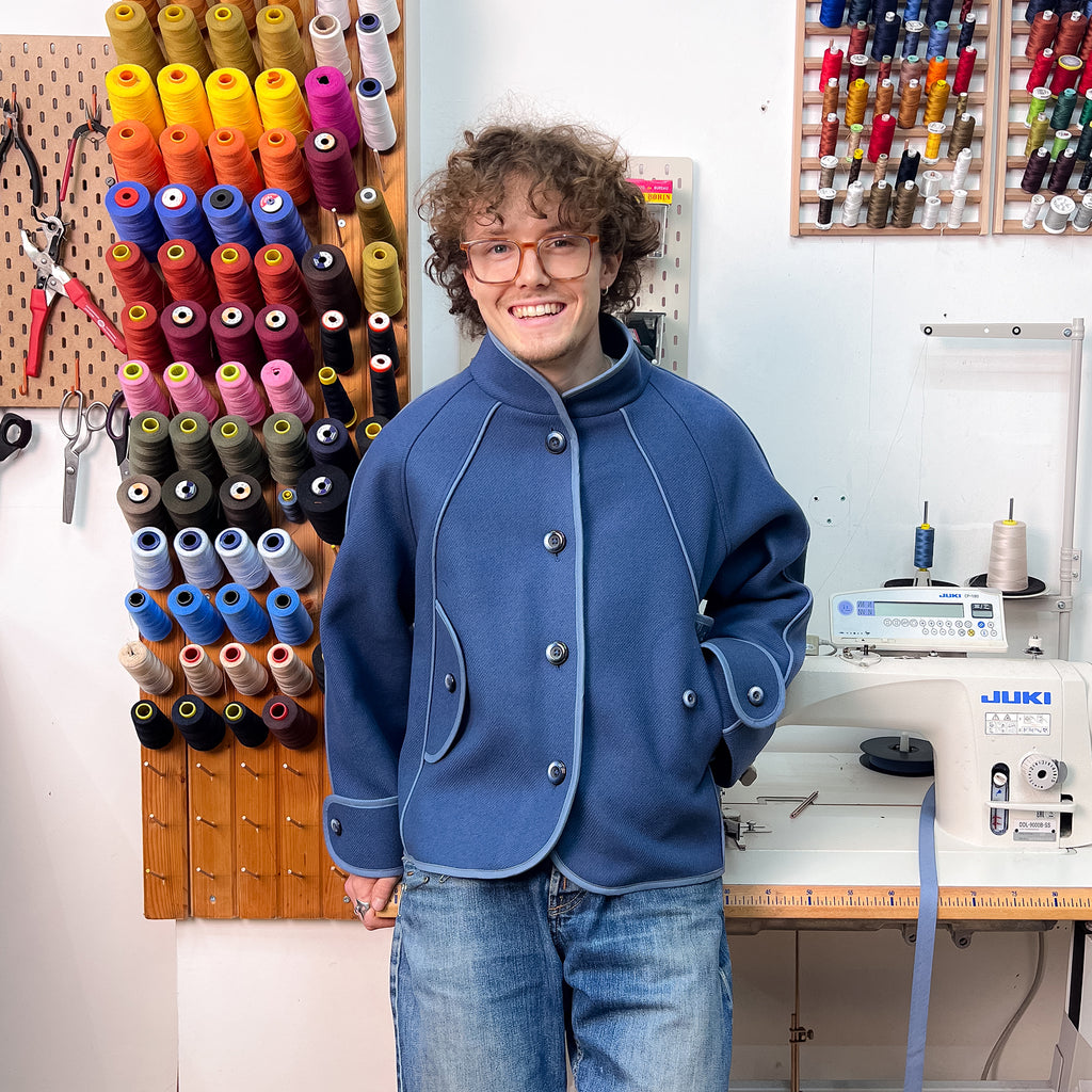 HOTEL LOBBY JACKET BLEU