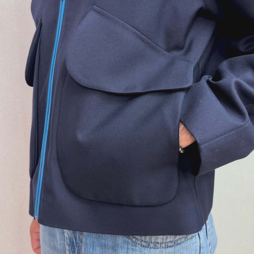 MIDNIGHT BLUE SUPER POCKET JACKET